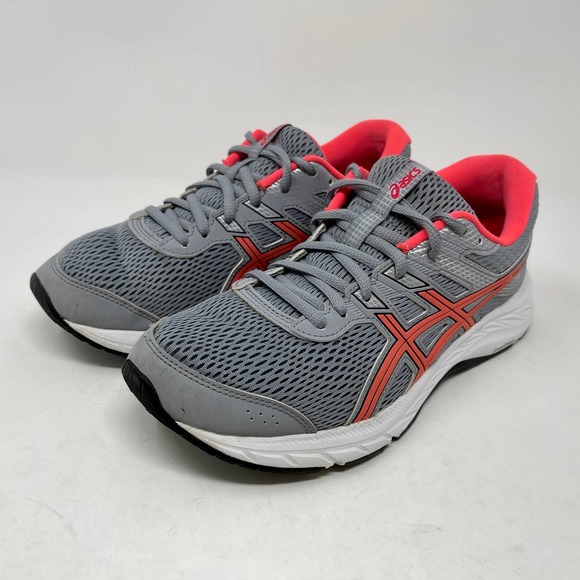 ASICS Gel Contend 8 Running Shoes Gray Pink Womens Sz 8 824:I.6.4 - Picture 6 of 14